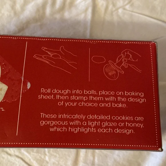 New Nordic Ware Holiday Christmas Cookie Stamp,3 Piece Set